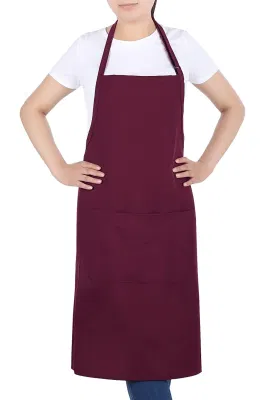 Mulheres promocionais OEM que cozinham homens Chef cintura babador avental bordado personalizado logotipo impresso